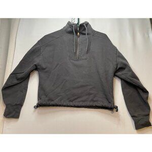 DSG Dick's Sporting Goods sweater womens XS 1/4 zip long sleeve gray